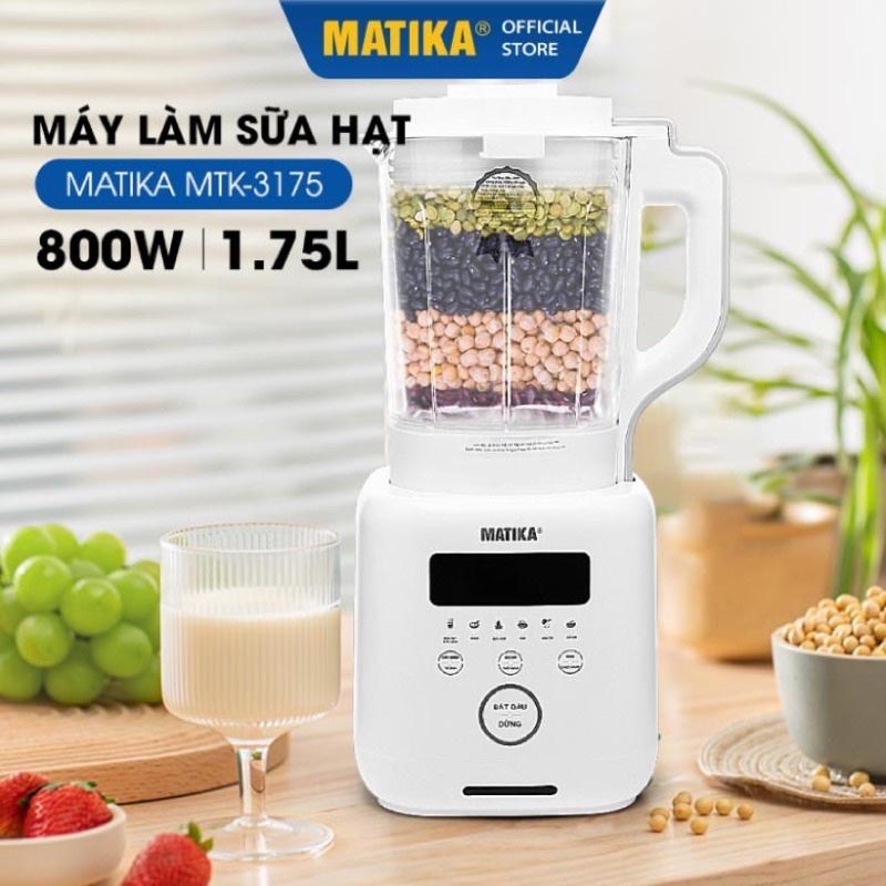 Máy Xay Sữa Hạt Matika MTK3175 Gia Đình