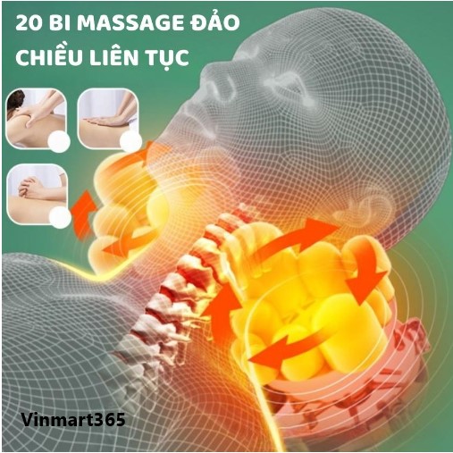 Gối massage Nintaus 20 bi 