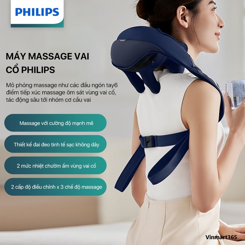 Máy massage cổ vai gáy Philips PPM3522