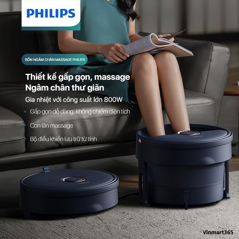 Bồn ngâm chân massage Philips PPM6501