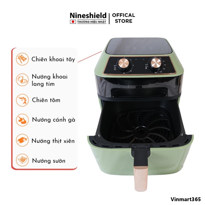 Nồi chiên không dầu Nineshield KB-8001M