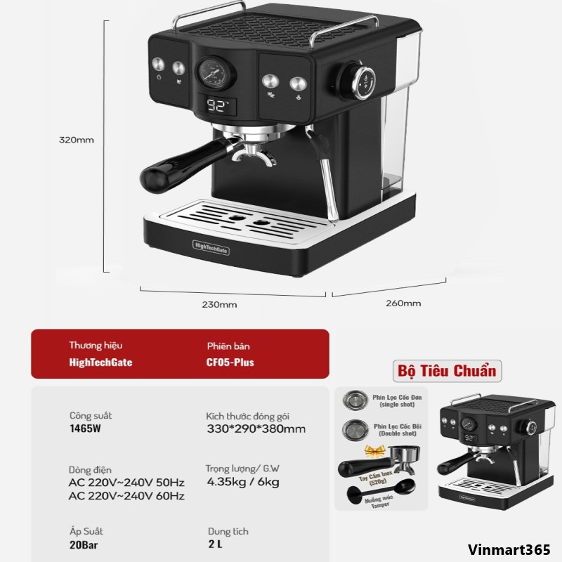 Máy pha cà phê CF05-Plus