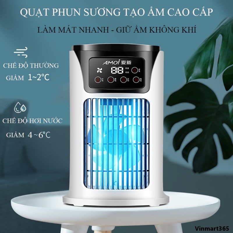 Quạt điều hòa phun sương AMOI