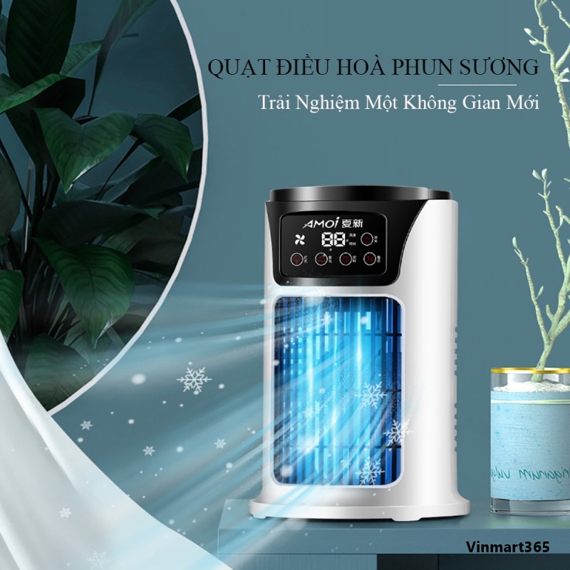 Quạt điều hòa phun sương AMOI