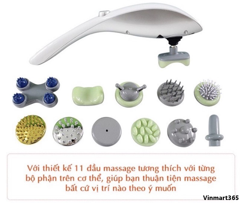 Máy massage cầm tay Ayosun 11 đầu