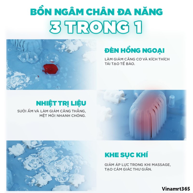 Bồn ngâm chân massage đa năng