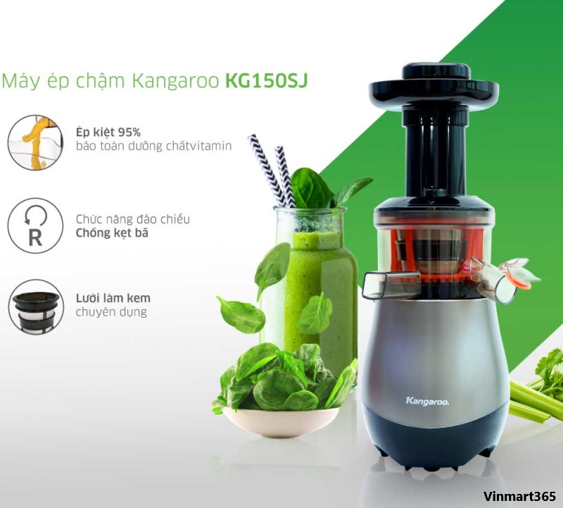 Máy ép chậm Kangaroo KG150SJ cao cấp