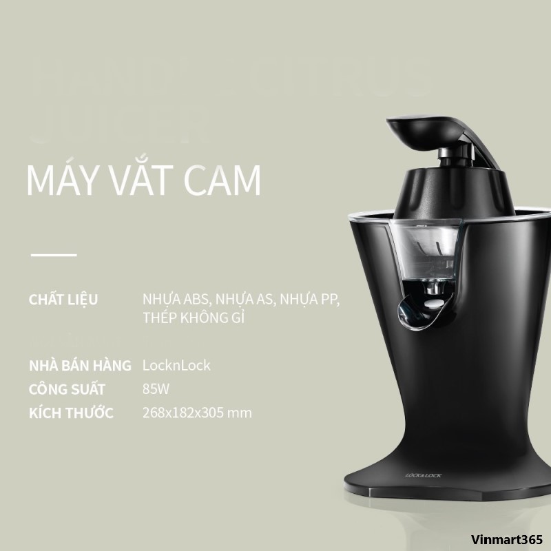 Máy vắt cam Lock&Lock Handle Citrus Juicer cao cấp