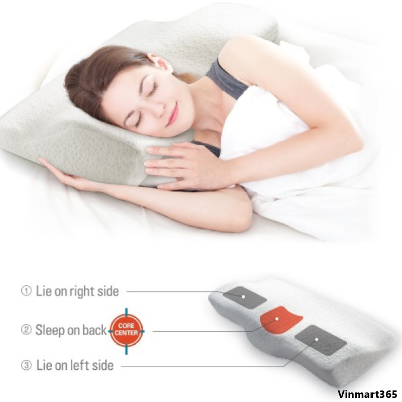 Gối Memory Foam 50D Lock&Lock HLW114