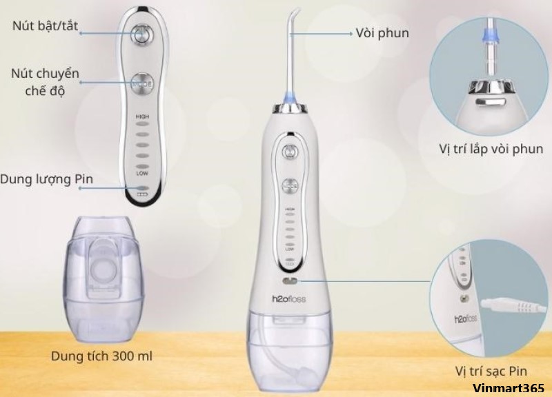 Máy tăm nước H2ofloss HF-6P