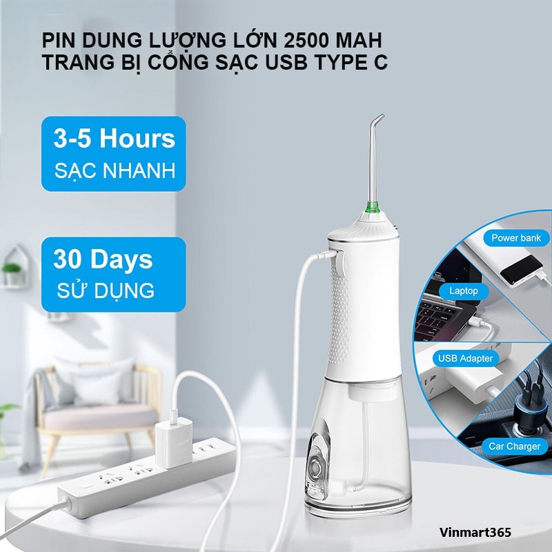 Máy tăm nước H2ofloss HF-P11 đa năng chính hãng