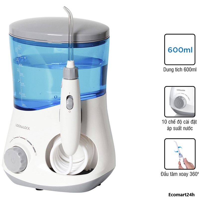 Máy tăm nước Lock&Lock Oral Irrigator ENR111BLU 