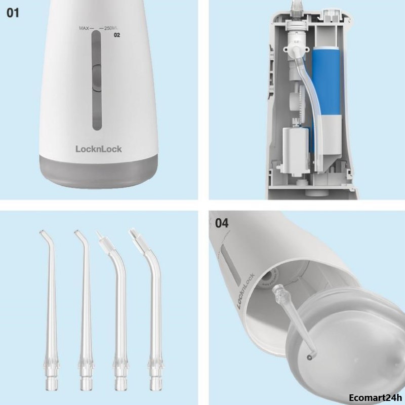 Máy tăm nước Lock&Lock ENR154WHT cao cấp
