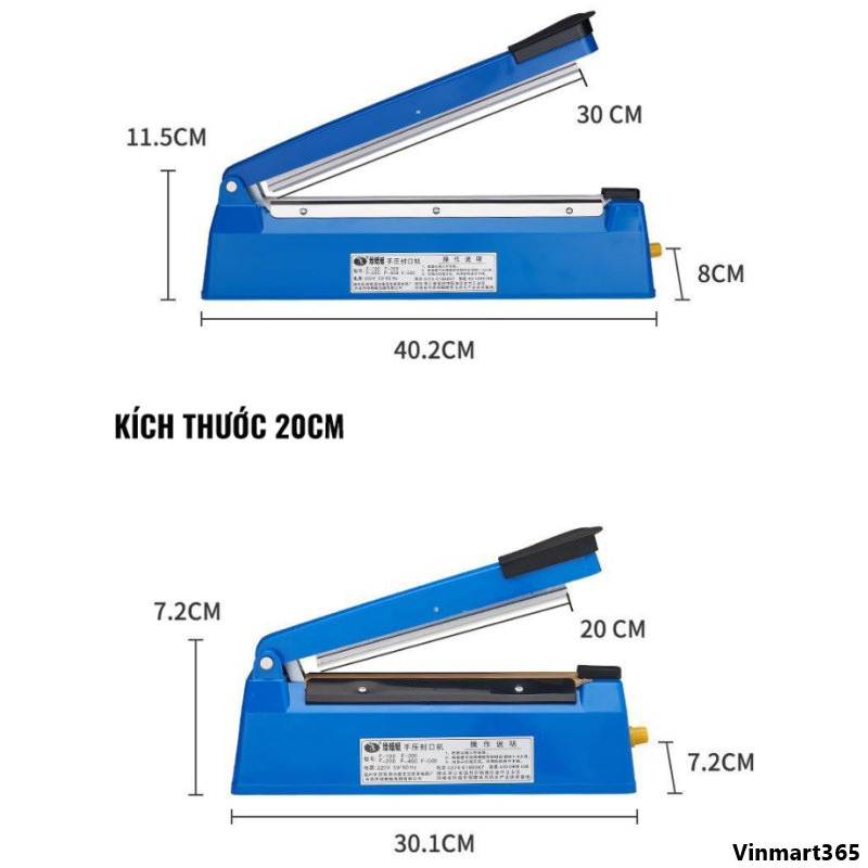 Máy hàn miệng túi KAW PFS200 cao cấp