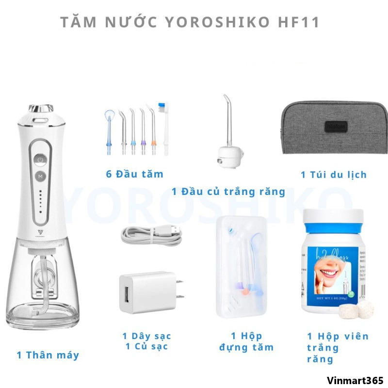 Máy tăm nước Yoroshiko HF-11P cao cấp