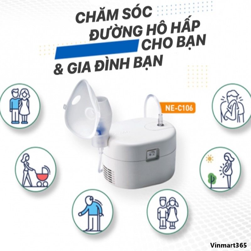 Máy xông khí dung Omron NE-C106 Nhật Bản