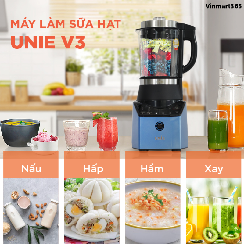 Máy làm sữa hạt Unie V3 cao cấp