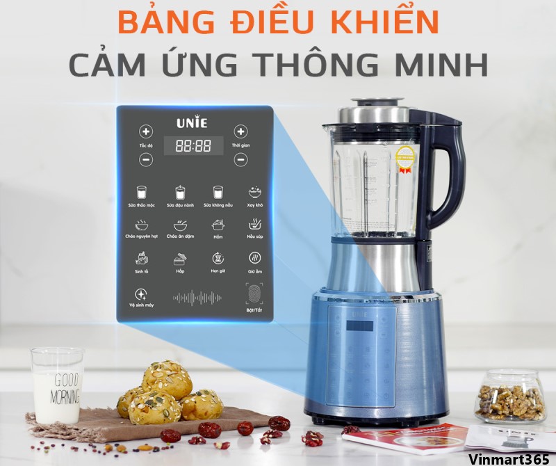 Máy làm sữa hạt Unie V6 Trang bị cảm biến thông minh