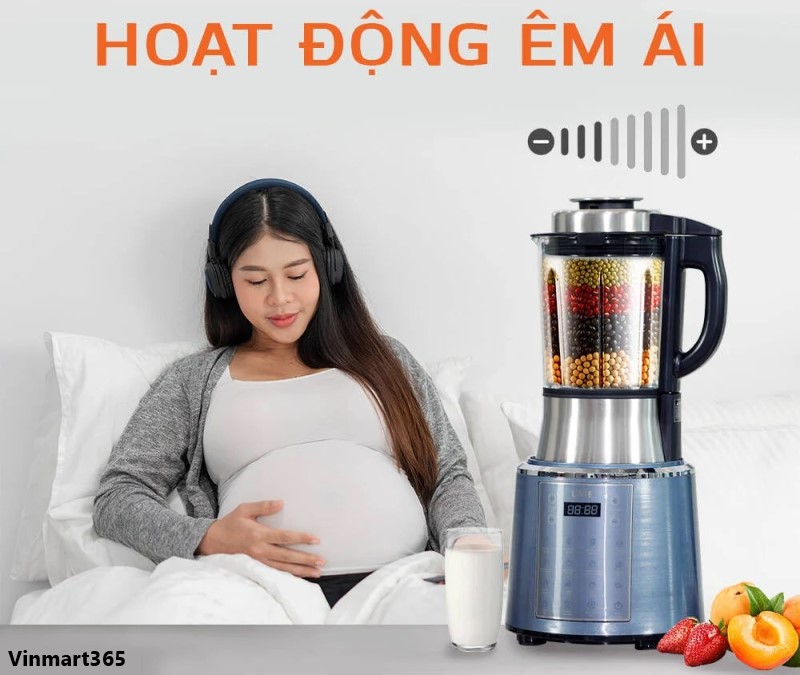 Máy làm sữa hạt Unie V6 hoặt động êm ái