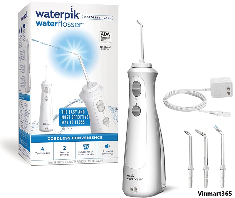 Máy tăm nước Waterpik sở hữu thiết kế tiện dụng