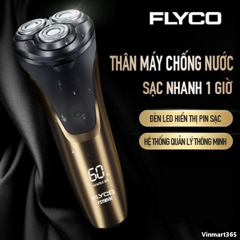 Máy cạo râu Flyco FS198VN 3 lưới kép