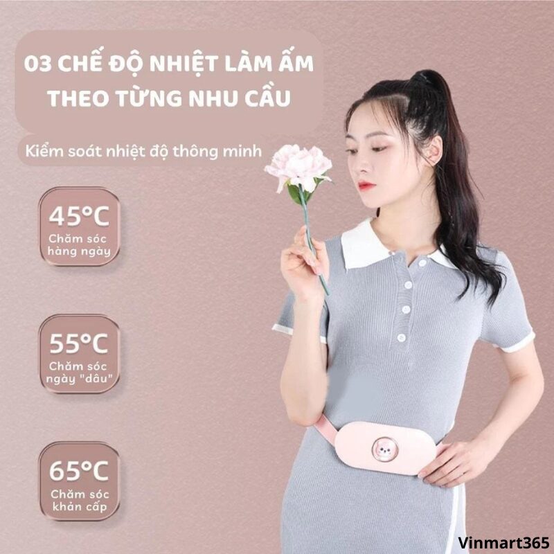 Máy massage bụng kinh cao cấp