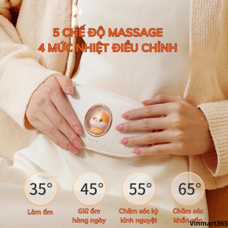 Máy massage bụng kinh Shanen đa năng