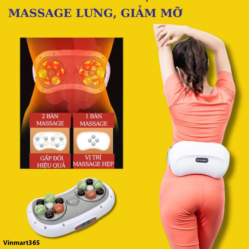 Máy massage giảm mỡ bụng Hosiko chính hãng