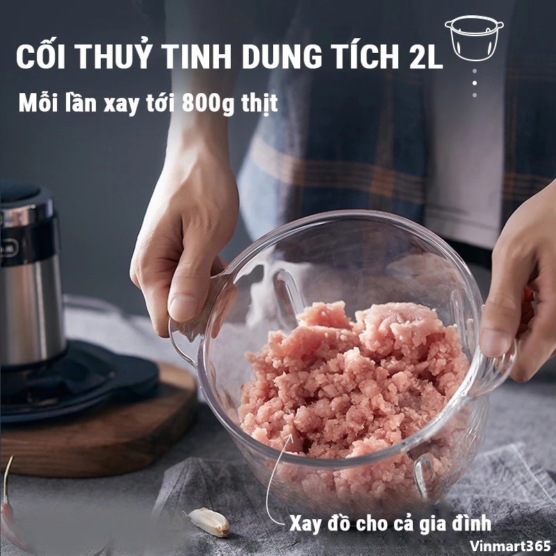 Máy xay thịt Bear QSJ-C04B1 chính hãng