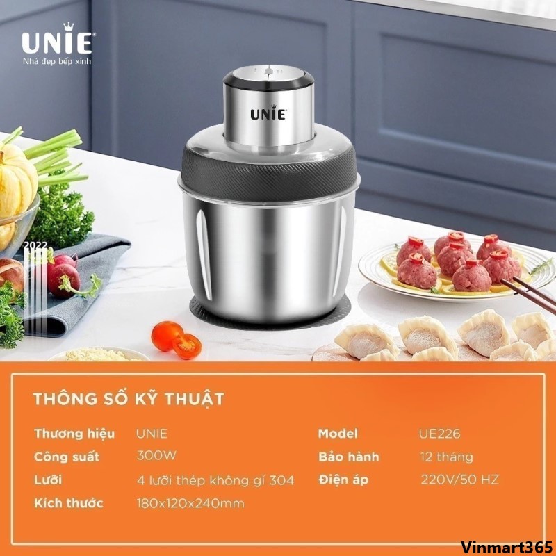 Máy xay thịt Unie UE226 cao cấp