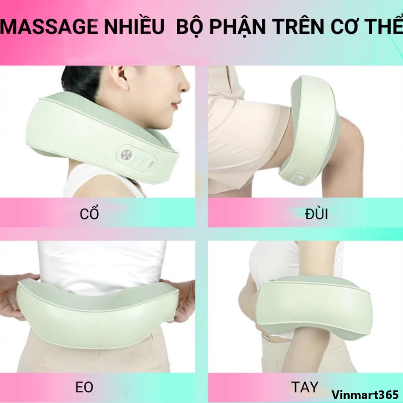 Gối massage cổ vai gáy chính hãng