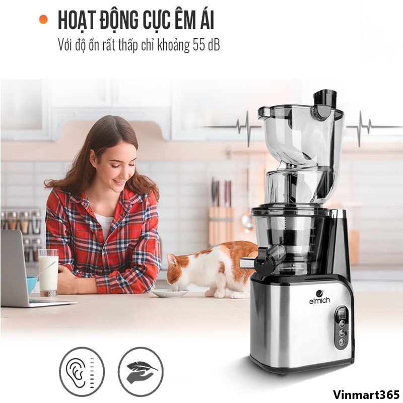 Máy ép chậm Elmich JEE-3898 chính hãng