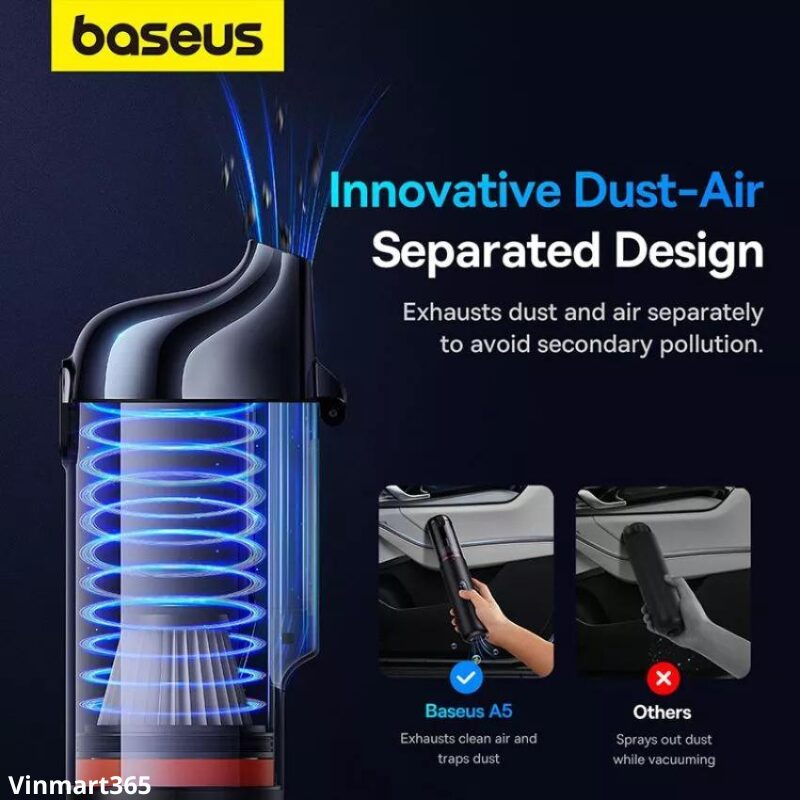 Máy hút bụi Baseus A5 Car Vacuum Cleaner chính hãng