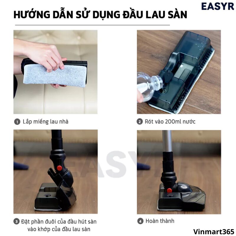 Máy hút bụi EASYR cao cấp