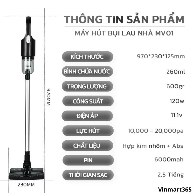 Máy hút bụi EASYR MV01 