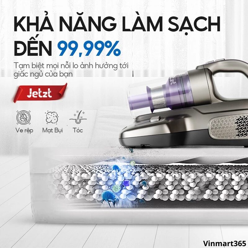 Máy hút bụi JETZT J7 giường nệm cao cấp