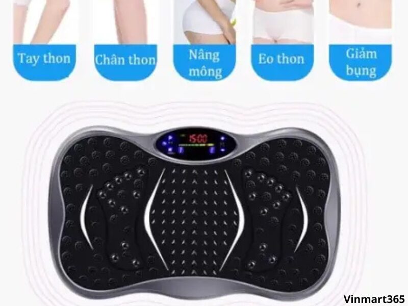 Thực hiện các bài tập với máy rung toàn thân Relax