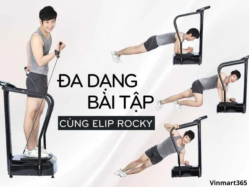 Bài tập Plank với máy rung toàn thân Elip