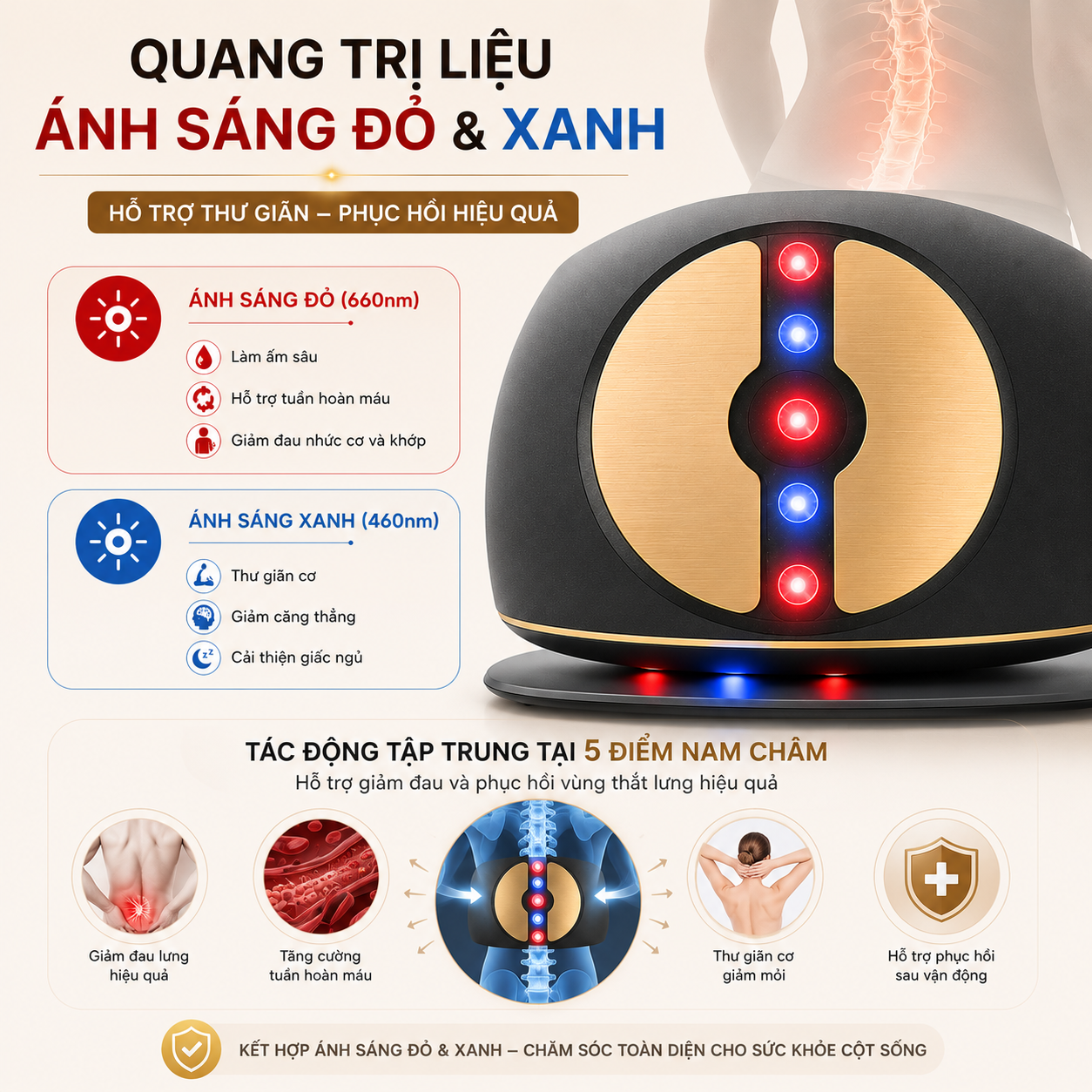 Máy massage lưng Medimas LM-01 Pro