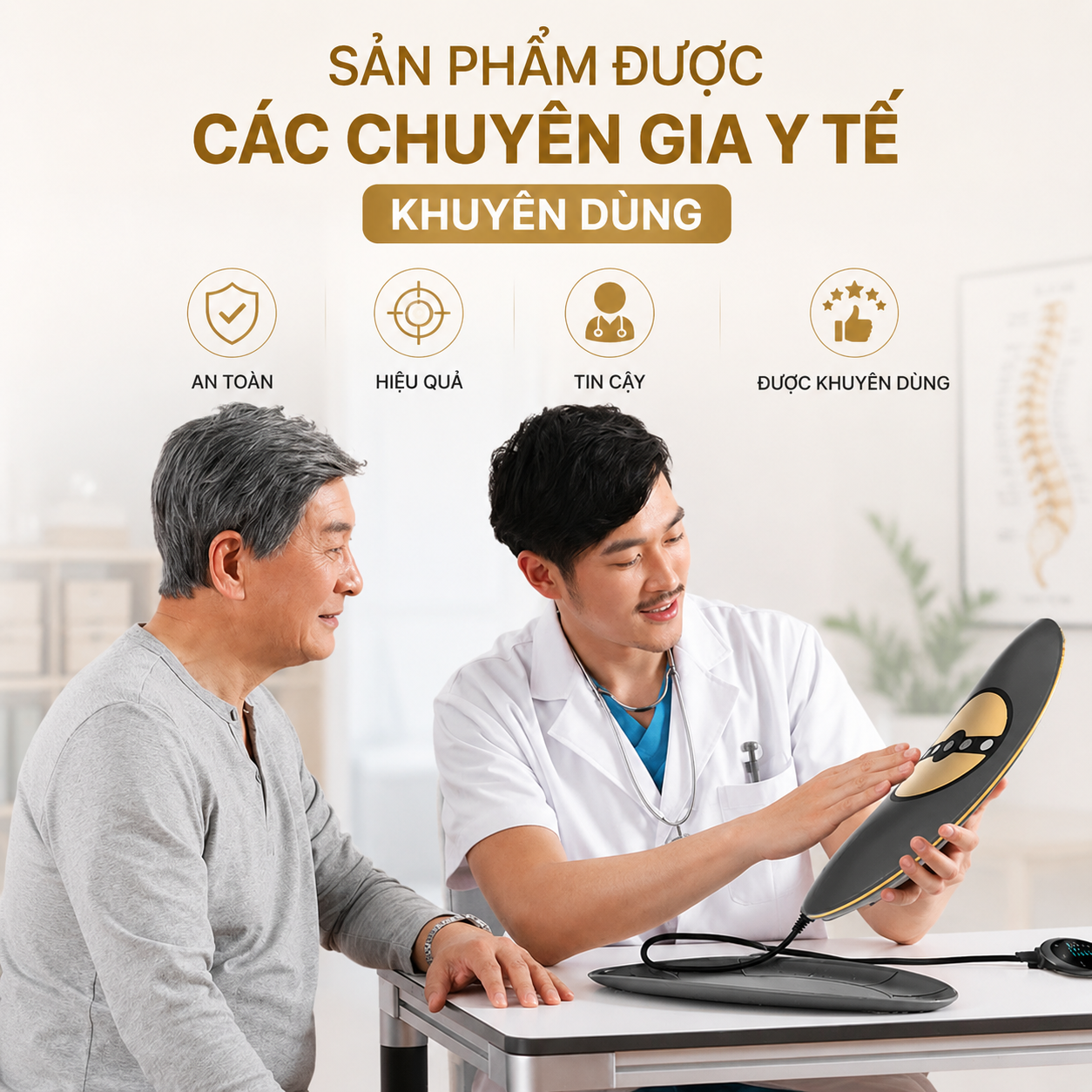 Máy massage lưng Medimas LM-01 Pro